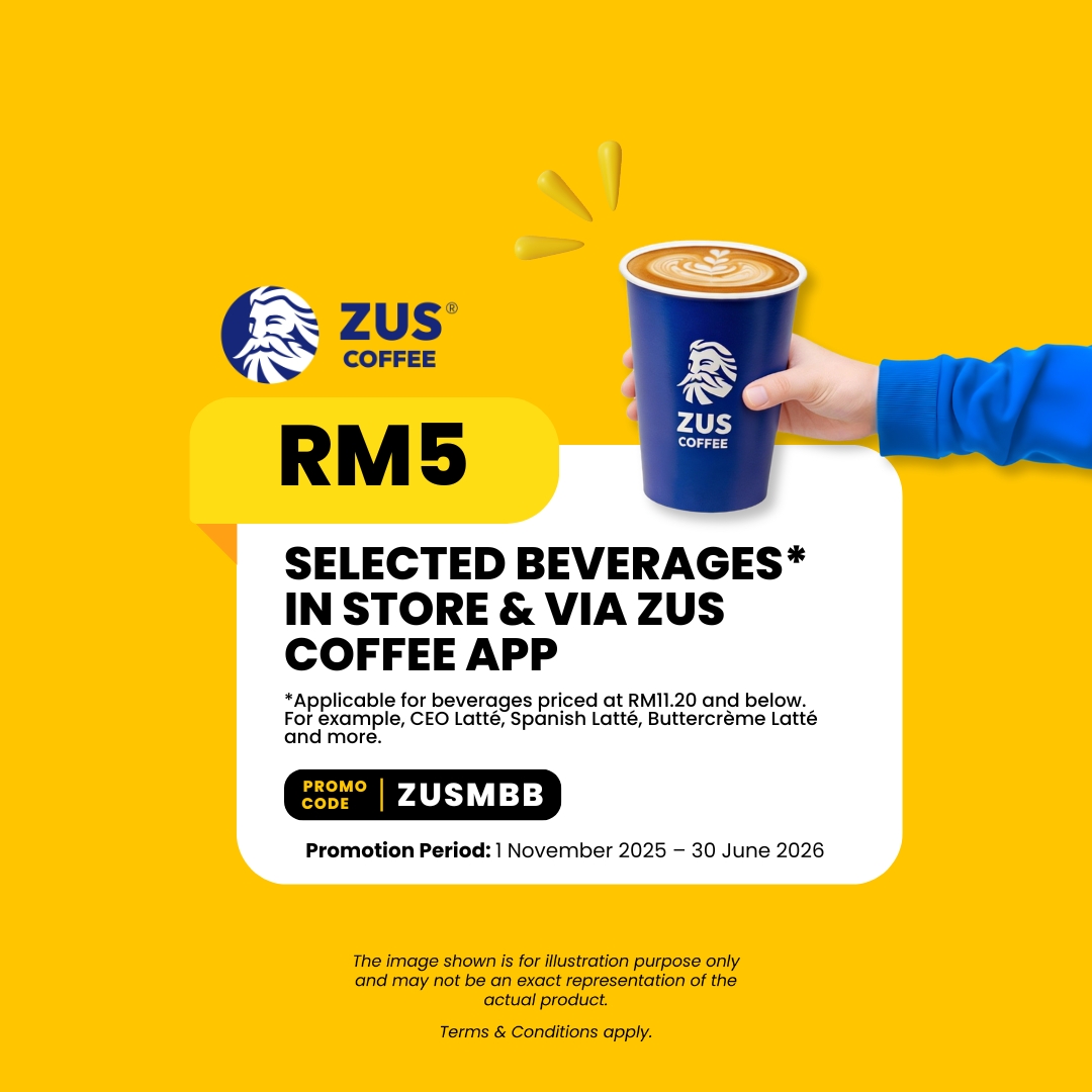 RM5 Sweet Deals: Senarai Promosi Makanan dan Minuman RM5 dengan Maybank ...