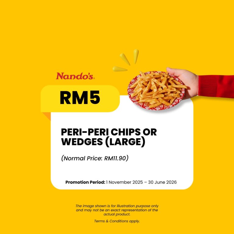 RM5 Sweet Deals: Senarai Promosi Makanan dan Minuman RM5 dengan Maybank ...